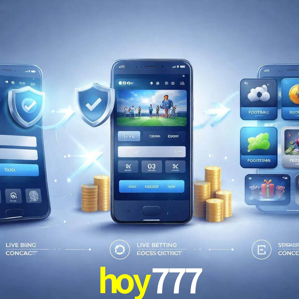 Pasos de acceso a la app hoy777 en pantalla de teléfono móvil